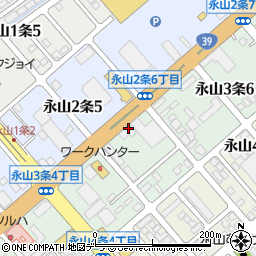 ガリバー旭川永山店周辺の地図