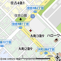 北海道銀行大町支店 ＡＴＭ周辺の地図