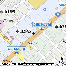 スシロー 旭川永山店周辺の地図