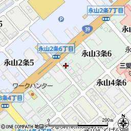 シンコール株式会社　旭川営業所周辺の地図