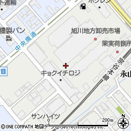 株式会社道北アークス　ダマック（ＤａＭＣ）周辺の地図