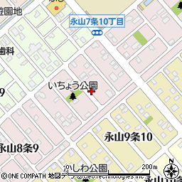 北海道旭川市永山８条10丁目周辺の地図