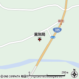 薫別郵便局 ＡＴＭ周辺の地図