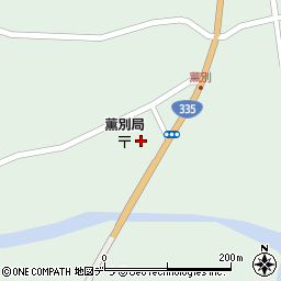 薫別集落センター周辺の地図
