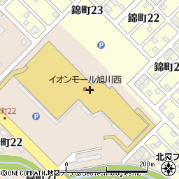 セリアイオンモール旭川西店周辺の地図
