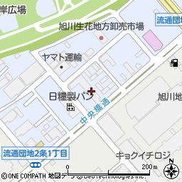 北海道旭川市流通団地２条2丁目20周辺の地図