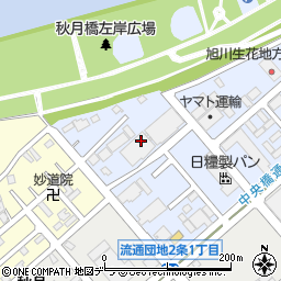 北麺株式会社周辺の地図