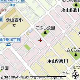北海道旭川市永山８条11丁目周辺の地図