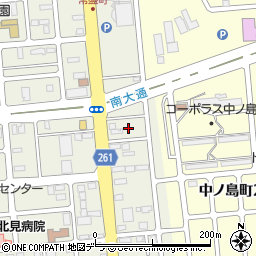 〒090-0817 北海道北見市常盤町の地図