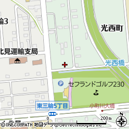 北海道北見市光西町167-5周辺の地図