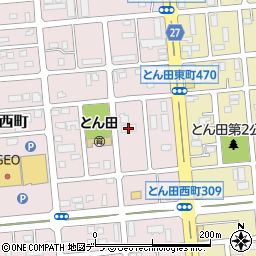 北海道教職員組合網走支部周辺の地図
