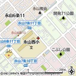 北海道旭川市永山７条周辺の地図