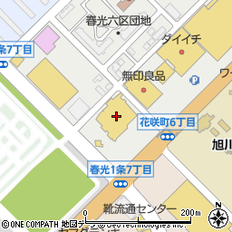 旭川日産自動車株式会社　春光店カーパーク春光周辺の地図