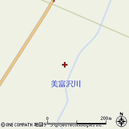 美富沢川周辺の地図