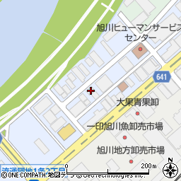 北海道旭川市流通団地２条3丁目34周辺の地図