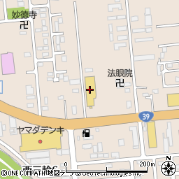 北海道ふそう北見支店サービス周辺の地図