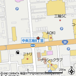 セブンイレブン北見三輪店周辺の地図