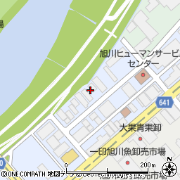 北海道旭川市流通団地２条3丁目周辺の地図