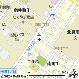 北海道北見バス株式会社　北見営業所周辺の地図