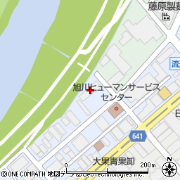 北海道ハニューフーズ株式会社　旭川営業所周辺の地図