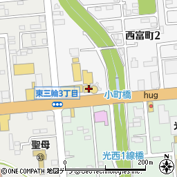 北見日産西富店周辺の地図