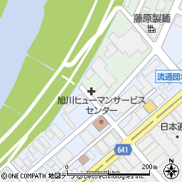 北海道旭川市流通団地３条4丁目20周辺の地図