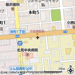 株式会社ヒューマンジャパン北見営業所周辺の地図