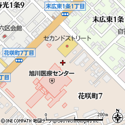 株式会社ヤクルト北北海道　直販周辺の地図