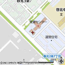 旭川市役所福祉保険部　介護１１９番・介護総合相談北部老人福祉センター周辺の地図