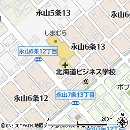 シャンブル永山店周辺の地図