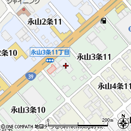 アップガレージ旭川永山店周辺の地図