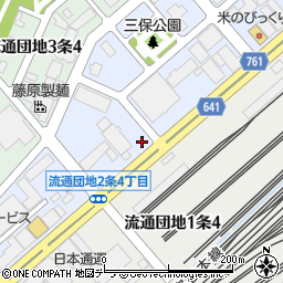 セイコーマート旭川流通団地２条店周辺の地図
