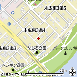 北海道旭川市末広東３条周辺の地図