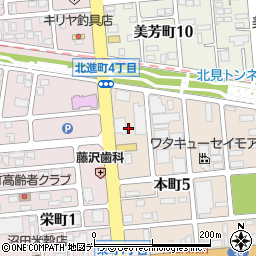 北海道北見市本町5丁目10周辺の地図