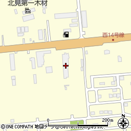 コマツカスタマーサポート北海道カンパニー北見支店周辺の地図