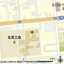 北海道北見工業高等学校周辺の地図