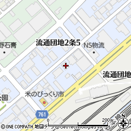 株式会社銘林　旭川営業所周辺の地図