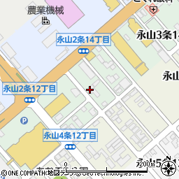 北海道旭川市永山３条周辺の地図