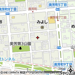 北海道北見市美芳町9丁目5-11周辺の地図