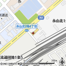 日東石油株式会社旭川車検センター周辺の地図