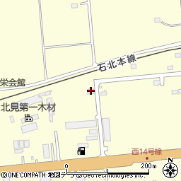 北海道中古自動車販売周辺の地図