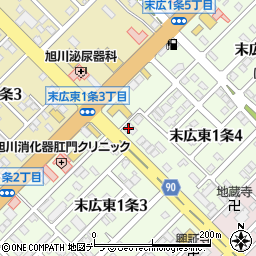 東洋株式会社　旭川支店周辺の地図
