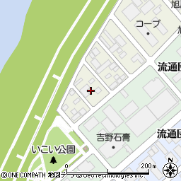 ダイアックス株式会社　旭川営業所周辺の地図
