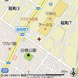 アパートメント佐竹２周辺の地図