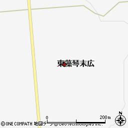 北海道網走郡大空町東藻琴末広周辺の地図