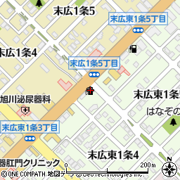 中和石油株式会社　道北本部周辺の地図