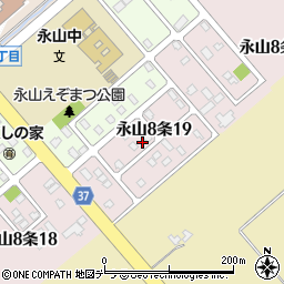 北海道旭川市永山８条19丁目周辺の地図