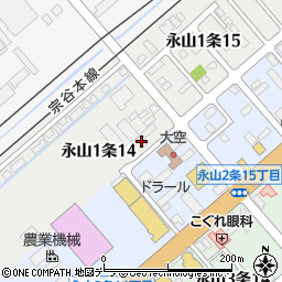 株式会社前堀　旭川支店周辺の地図