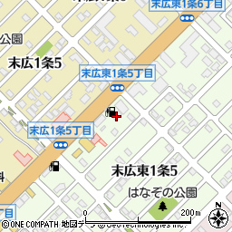 日東石油株式会社　末広給油所周辺の地図