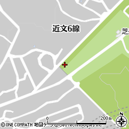 北海道旭川市近文６線周辺の地図